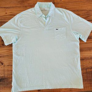 Vineyard Vines pima cotton mens polo shirt size L